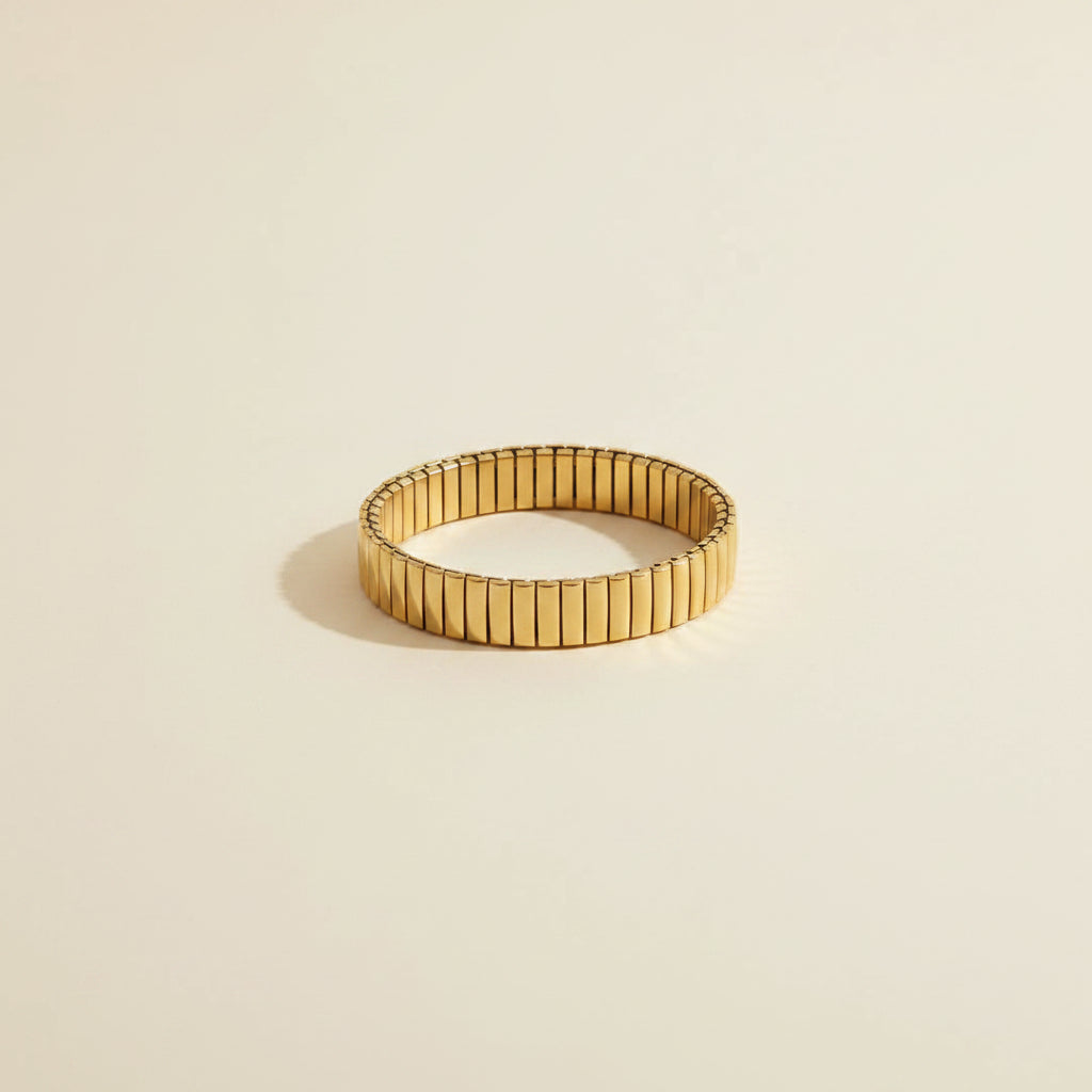 The Auric Cascade Flex Bracelet beautifully presented inside premium Swikaar brand packaging, ready for luxury gifting.